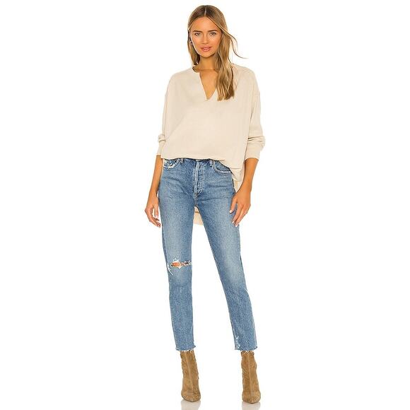 Free People We The Free Owen Thermal Knit Top, Size L - Picture 11 of 12